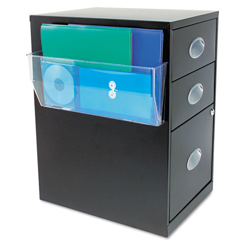 Magnetic Docupocket Wall File, Letter, 13 X 7 X 4, Clear