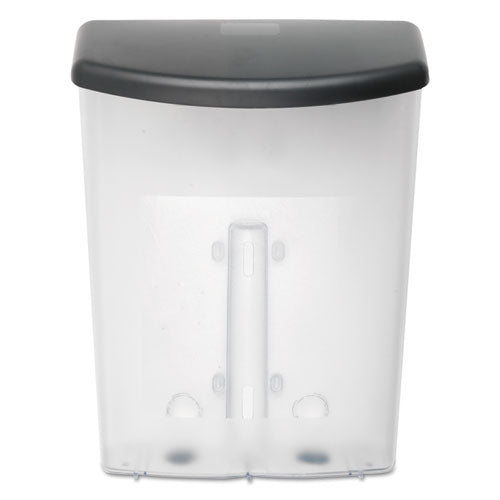 Outdoor Literature Box, 10w X 4.5d X 13.13h, Clear-black