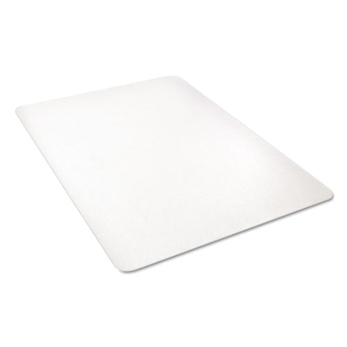 Polycarbonate All Day Use Chair Mat - Hard Floors, 45 X 53, Rectangle, Clear