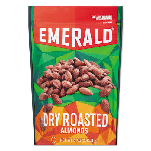 Dry Roasted Almonds, 5 Oz Pack, 6-carton