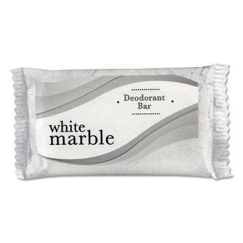 Individually Wrapped Deodorant Bar Soap, White, # 3-4 Bar, 1000-carton
