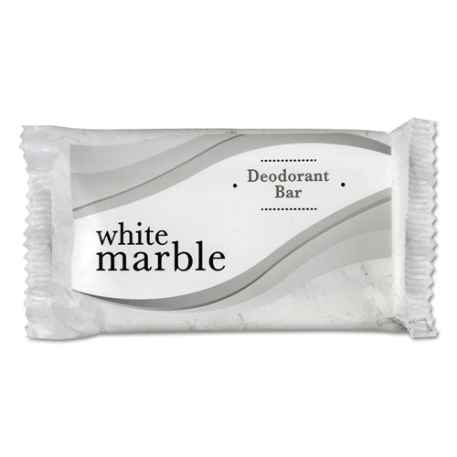Individually Wrapped Deodorant Bar Soap, White, # 1 1-2 Bar, 500-carton