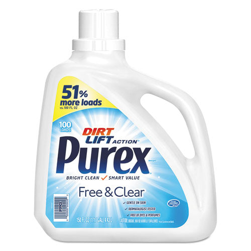 Free And Clear Liquid Laundry Detergent, Unscented, 150 Oz Bottle