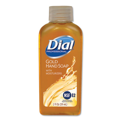 Gold Antimicrobial Liquid Hand Soap, Floral Fragrance, 2 Oz Bottle, 48-carton