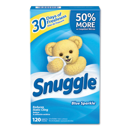 Fabric Softener Sheets, Fresh Scent, 120 Sheets-box, 6 Boxes-carton