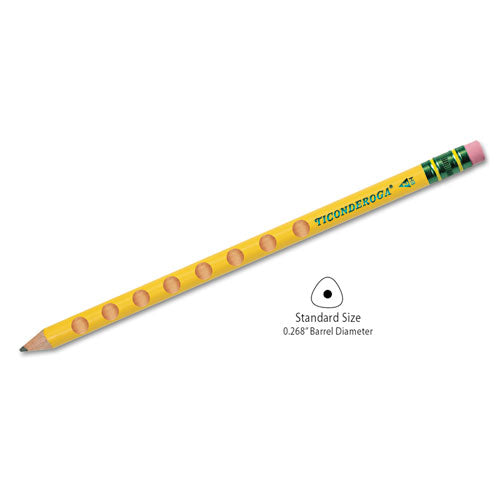 Groove Pencils, Hb (#2), Black Lead, Yellow Barrel, 10-pack