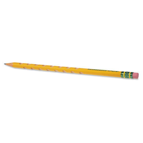 Groove Pencils, Hb (#2), Black Lead, Yellow Barrel, 10-pack