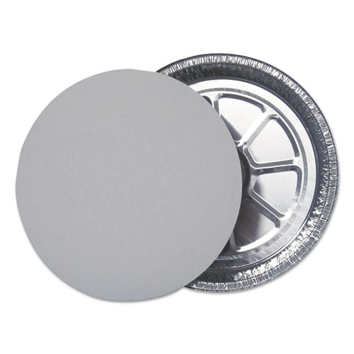 Aluminum Round Containers With Board Lid, 7", 250-carton