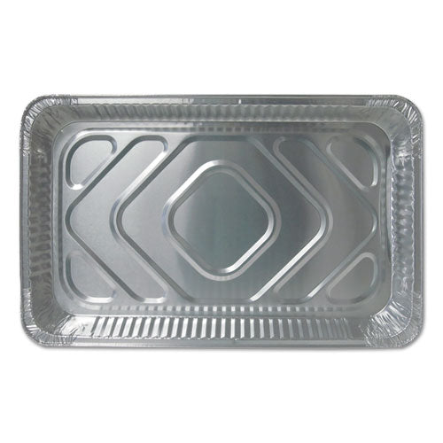 Aluminum Steam Table Pans, Full Size, Medium, 50-carton