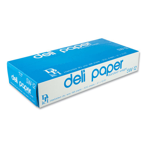 Interfolded Deli Sheets, 12" X 10 3-4", 500 Sheets-box, 12 Boxes-carton