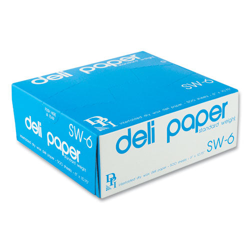 Interfolded Deli Sheets, 6" X 10 3-4", 500 Sheets-box, 12 Boxes-carton