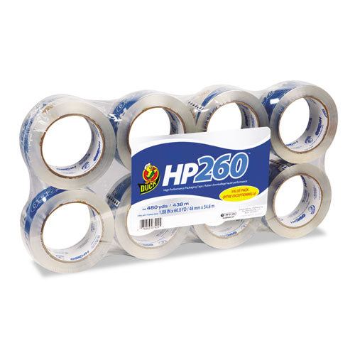 Hp260 Packaging Tape, 3" Core, 1.88" X 60 Yds, Clear, 3-pack