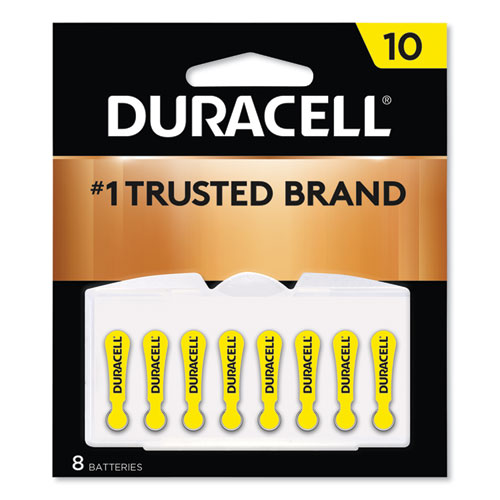 Hearing Aid Battery, #10, 8-pack