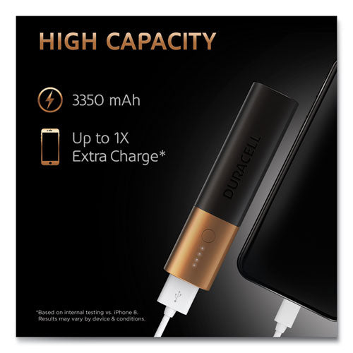 Rechargeable 3350 Mah Powerbank, 1 Day Portable Charger