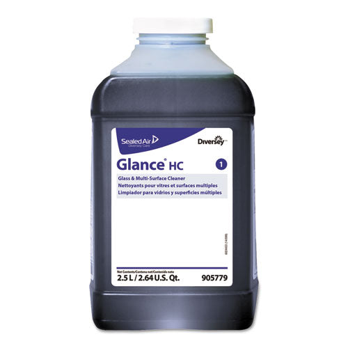 Glance Glass & Multi-surface Cleaner, Liquid, 32 Oz Spray Bottle, 12-carton