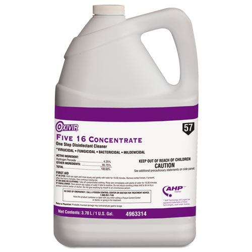 Five 16 One-step Disinfectant Cleaner, 1 Gal Bottle, 4-carton