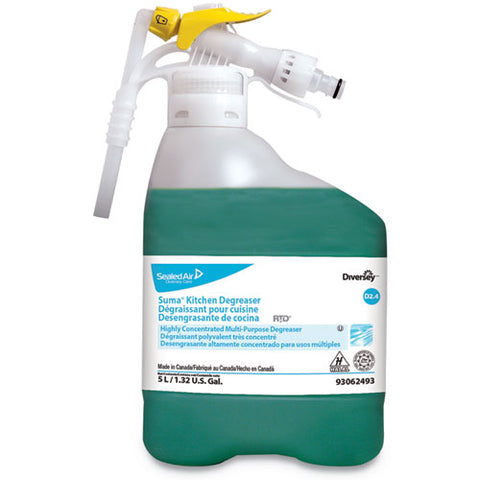 Suma Kitchen Degreaser, Unscented, 1.32 Gal Bottle, 1-carton