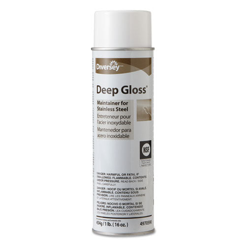 Deep Gloss Stainless Steel Maintainer, 16oz Aerosol, 12-carton