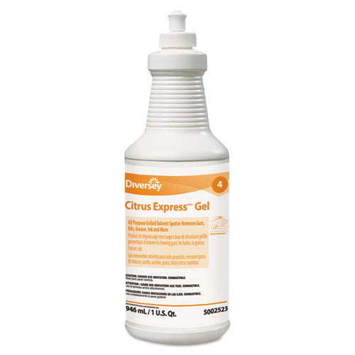 Citrus Express Gel Spotter, Citrus Scent, 32 Oz Squeeze Bottle, 6-carton