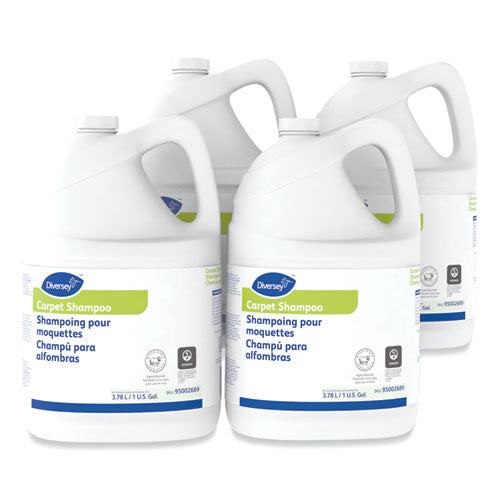 Carpet Shampoo, Floral, 1gal Bottle, 4-carton