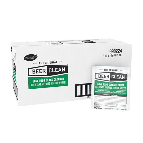 Beer Clean Glass Cleaner, Powder, .5oz Packet, 100-carton