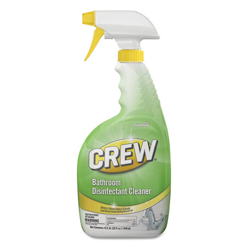 Crew Bathroom Disinfectant Cleaner, Floral Scent, 32 Oz Spray Bottle