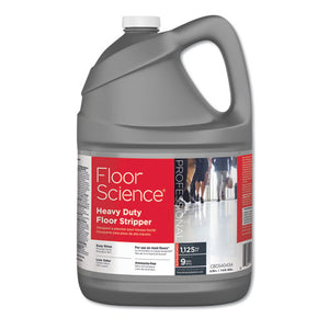 Floor Science Heavy Duty Floor Stripper, Liquid, 1 Gal Bottle, 4-carton