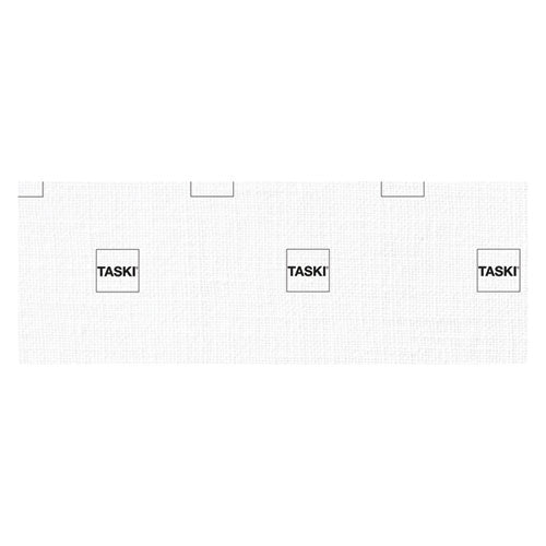 Taskisum Disposable Microfiber Mop, 17.7" X 4.9" Head, White, 25-pack