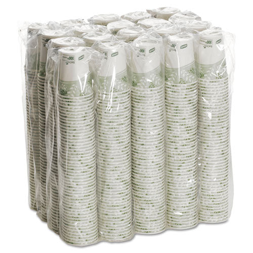 Ecosmart Hot Cups, Paper W-pla Lining, Viridian, 8oz, 1000-carton