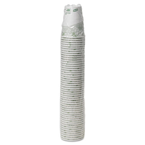 Ecosmart Hot Cups, Paper W-pla Lining, Viridian, 8oz, 1000-carton