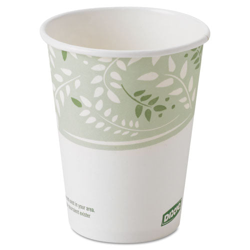 Ecosmart Hot Cups, Paper W-pla Lining, Viridian, 8oz, 1000-carton