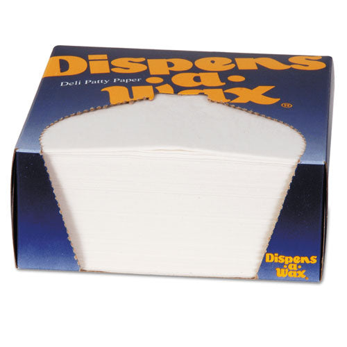Dispens-a-wax Waxed Deli Patty Paper, 4 3-4 X 5, White, 1000-box