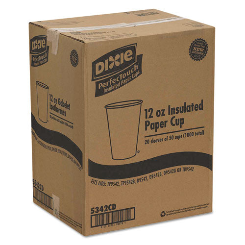 Hot Cups, Paper, 12oz, Coffee Dreams Design, 1000-carton