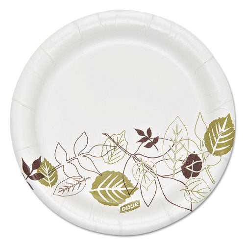 Pathways Soak Proof Shield Heavyweight Paper Plates, 5 7-8" Dia, 125-pack