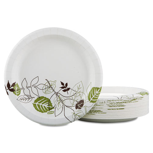 Pathways Soak-proof Shield Mediumweight Paper Plates, Dispenser Bx, 8.5", 300-pk