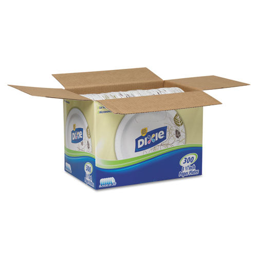 Pathways Soak-proof Shield Medium Wt Paper Plates, 8 1-2", Dispenser Box, 600-ct