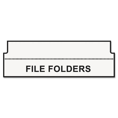 Labelwriter Hanging File Folder Tab Inserts, 0.56" X 2", White, 260 Labels-roll