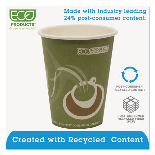 Evolution World 24% Recycled Content Hot Cups - 12oz., 50-pk, 20 Pk-ct
