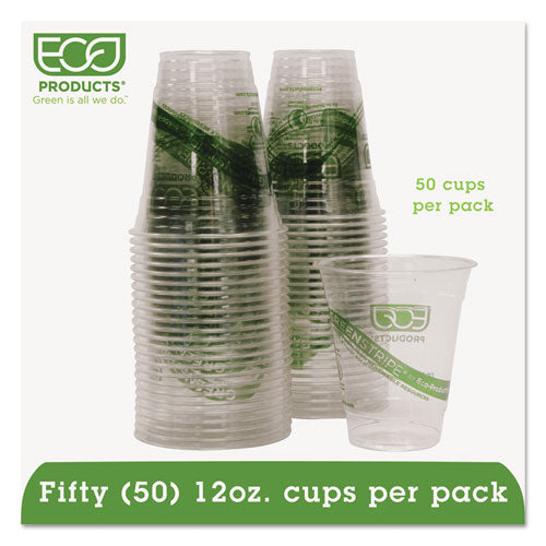 Greenstripe Renewable And Compostable Cold Cups Convenience Pack- 12 Oz, 50-pack