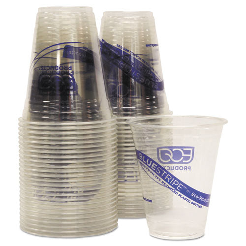 Bluestripe 25% Recycled Content Cold Cups Convenience Pack, 12 Oz, 50-pk