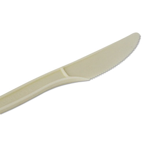 Plant Starch Knife - 7", 50-pack, 20 Pack-carton