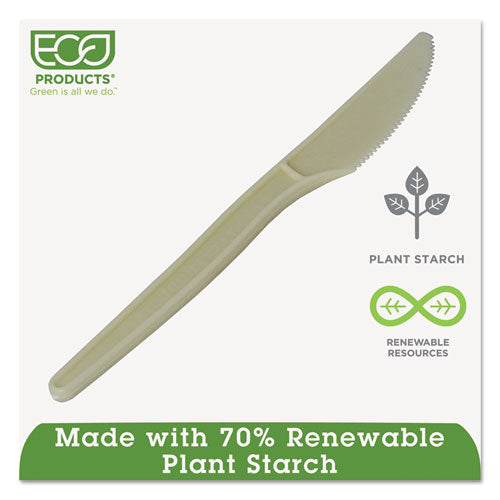 Plant Starch Knife - 7", 50-pack, 20 Pack-carton