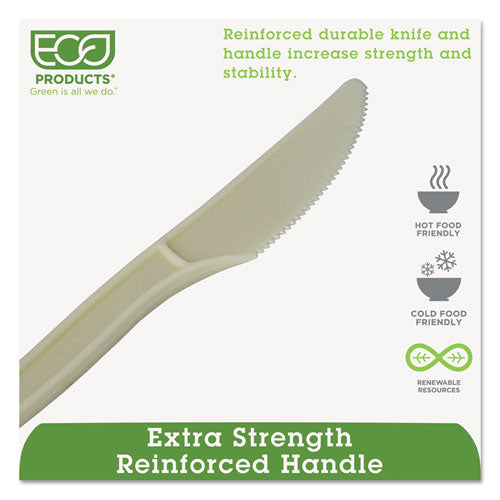 Plant Starch Knife - 7", 50-pack, 20 Pack-carton