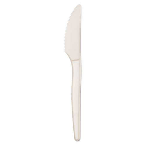 Plant Starch Knife - 7", 50-pack, 20 Pack-carton