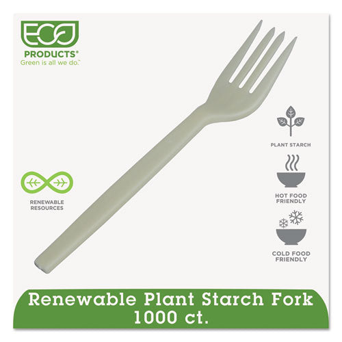 Plant Starch Fork - 7", 50-pack, 20 Pack-carton