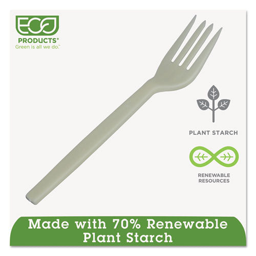 Plant Starch Fork - 7", 50-pack, 20 Pack-carton