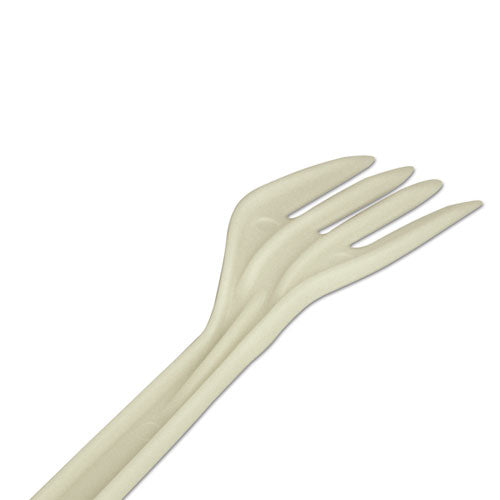 Plant Starch Fork - 7", 50-pack, 20 Pack-carton