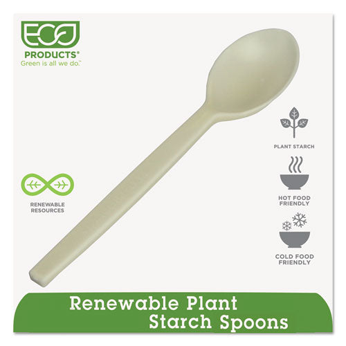 Plant Starch Spoon - 7", 50-pack