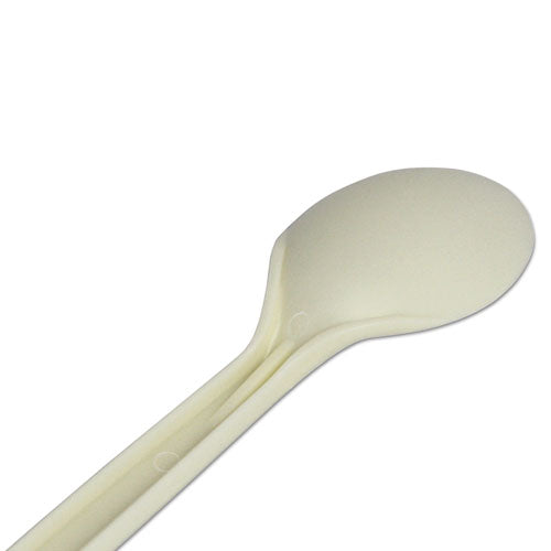 Plant Starch Spoon - 7", 50-pack, 20 Pack-carton