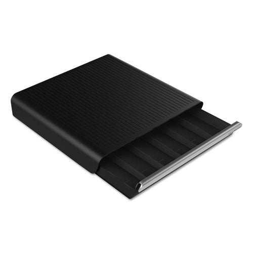 Coffee Pod Drawer, Fits 26 Pods, 14 3-4 X 13 1-4 X 2 3-4, Black